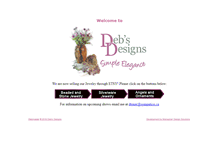 Tablet Screenshot of debsdesigns.com